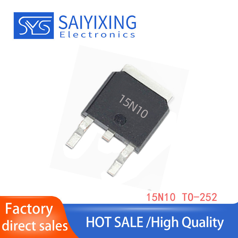 20PCS MOSFET 15N10 AP15N10D-L TO-252 15A 100V MOS Field Effect Tube