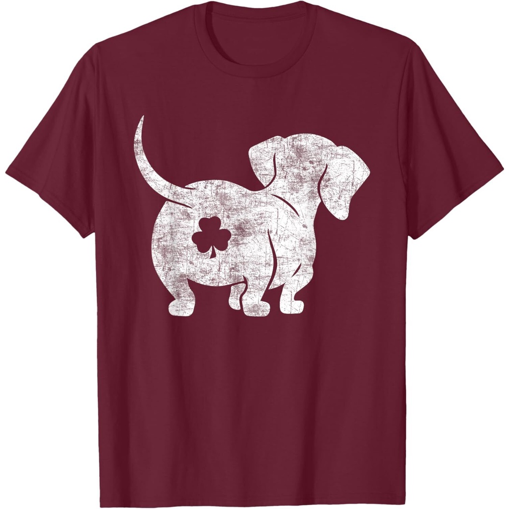เซนต์. เสื้อยืดสุนัข Patricks Day Dachshund Wiener