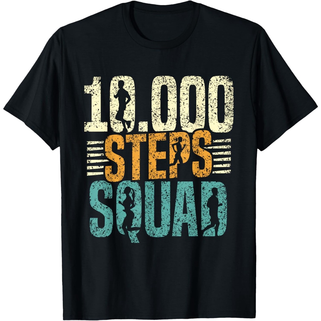 10000 Steps Squad การออกกําลังกายเดินเดินป่า Step 10000 Steps เสื้อยืด
