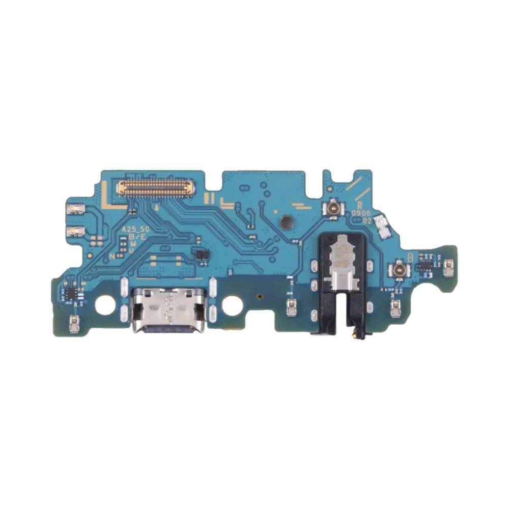 USB ชาร์จพอร์ต Dock Connector Flex Cable Assembly สําหรับ Samsung Galaxy A25 5G A256