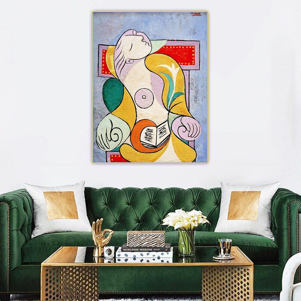 Citon Pablo Picasso ReadingCanvas Art Painting Art Art Art Painting Art Art Art Art Art Art Art Art 