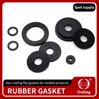 Ouling NBR H3mm แหวนรองปะเก็นแบน M4-M42 แหวนซีลยางไนไตรล์สีดํา