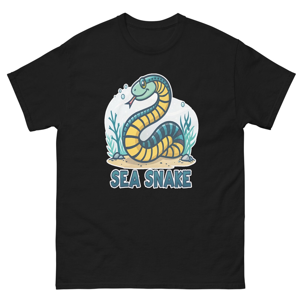 เสื้อยืด Sea Snake Ocean Beach Water Marine