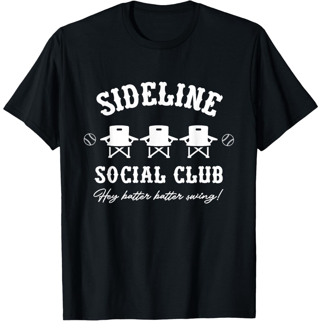 Sideline Social Club Baseball Weekends เป็นสําหรับเสื้อยืดเบสบอล