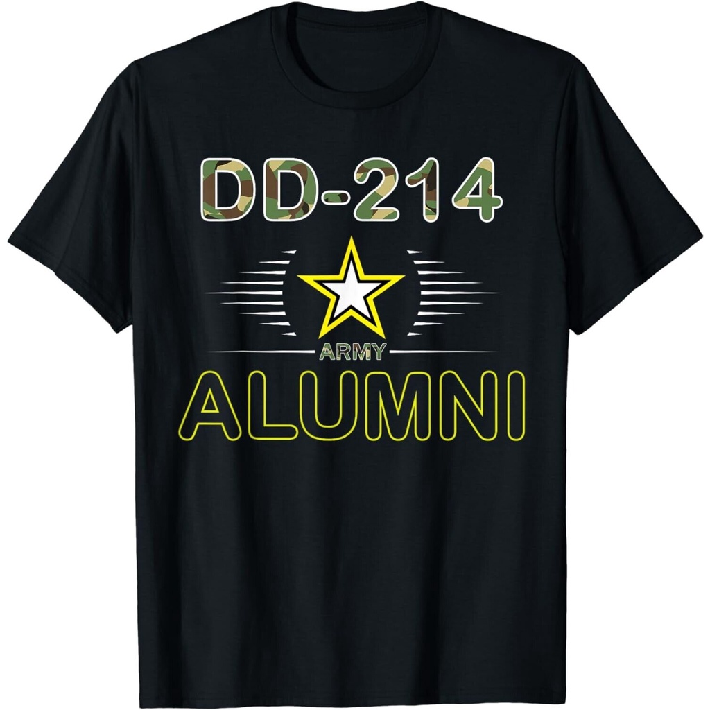 เสื้อยืดสำหรับพ่อตา สไตล์ทหารเก่า DD-214