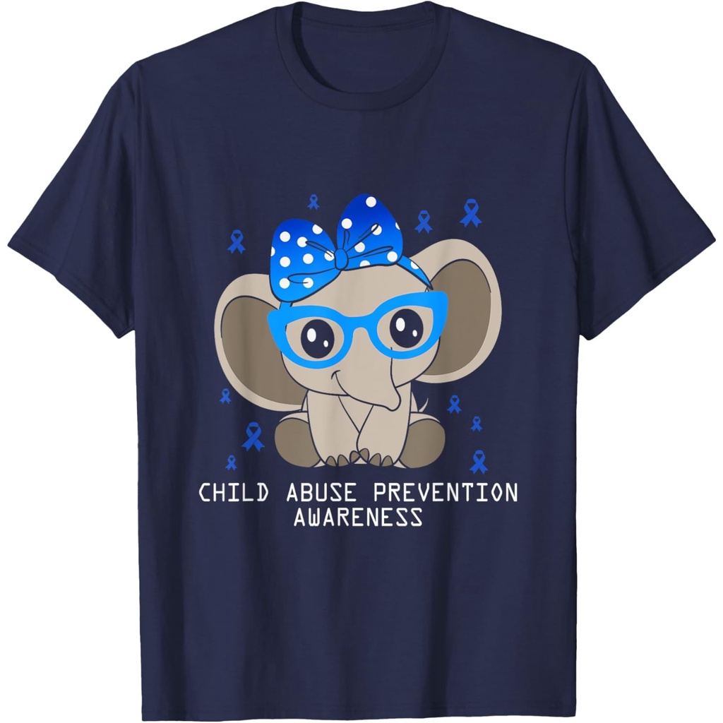 เสื้อยืด Abuse Prevention Awareness Abuse Elephant
