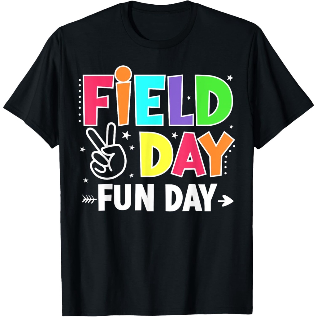 Field Day Fun Day Funny For Teacher Field Day 2025 เสื้อยืด
