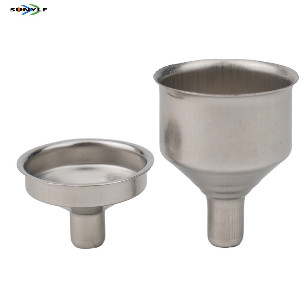 SUNYLF Hotstainless Steel Hip Flask Funnel Oil Bottles Hopper for Kitchen Pocket Whisky