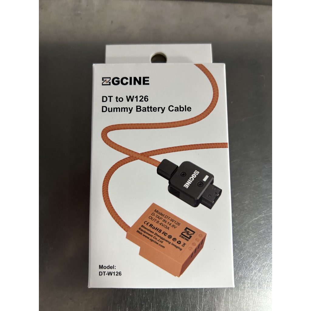 ZCGINE NP-W126 Dummy แบตเตอรี่ D-Tap Connector สายไฟ 60 ซม.ยาว D-Tap ถึง NP-W126 Dummy แบตเตอรี่สําห