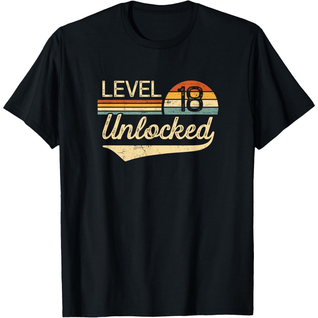 Unlocked Level 18 Vintage 18Th Birthday T-Shirt