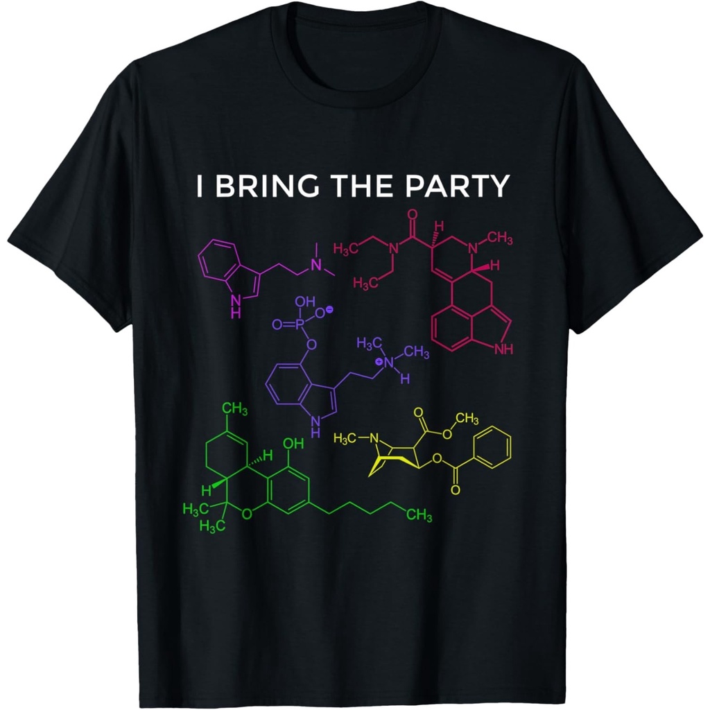 เสื้อยืด Psychedelic Molecules Dmt