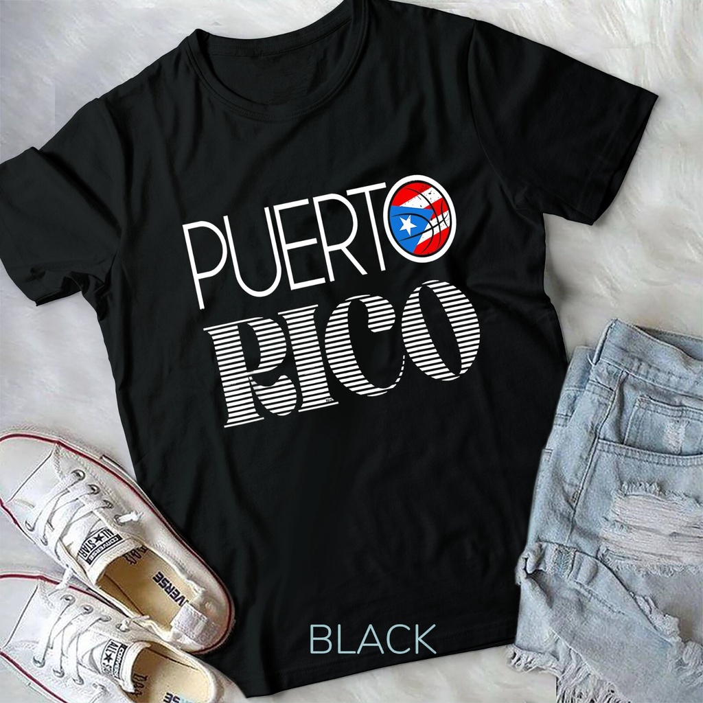 Puerto Rico Basketball Boricua Puerto Rican Flag เสื้อยืด เสื้อยืด Unisex