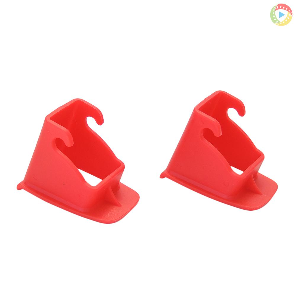 2 ชิ้นรถที่นั่งเด็ก ISOFIX อินเทอร์เฟซหัวเข็มขัดคงที่ท่องเที่ยว Groove เข็มขัดนิรภัยวงเล็บ Connector Moto-414