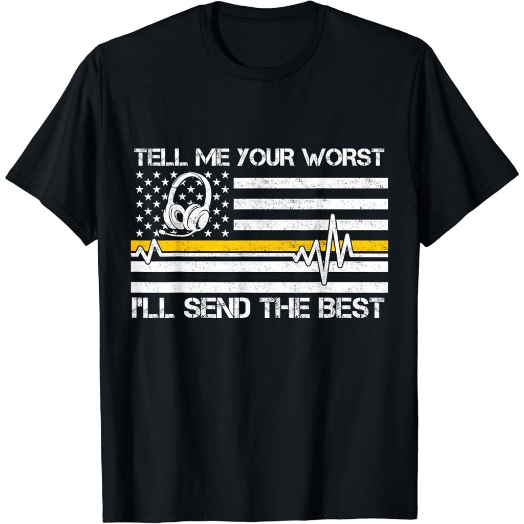 เสื้อยืดคุณภาพเยี่ยม ออกแบบโดย 911 Dispatcher Flag