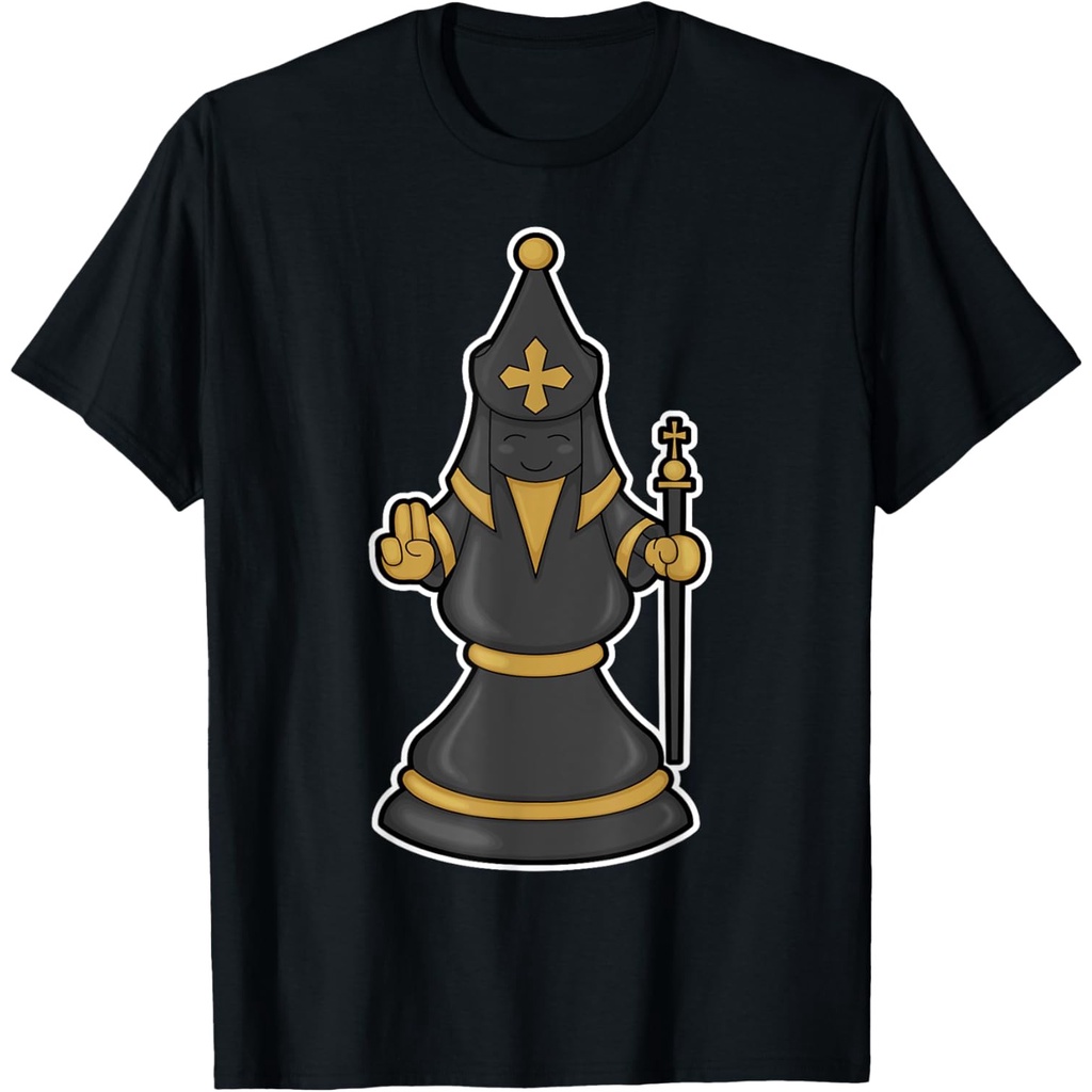 เสื้อยืด Chess Piece Bishop Chess Board Game