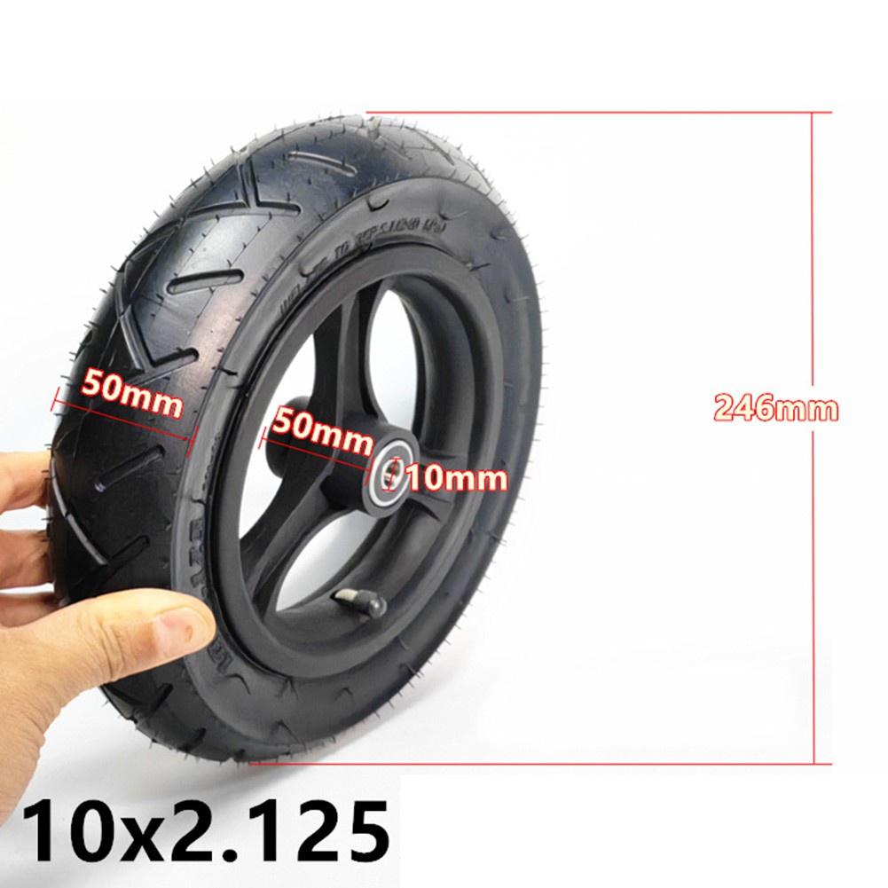 [คลังสินค้า] 10 นิ้ว 10*2.125 ยางใน+ยางนอกพร้อมดุมล้อ 10x2.125 ยางสําหรับสกู๊ตเตอร์