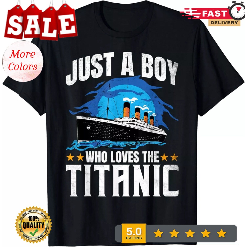 ใคร Just Love The Rms Titanic Tee Shirts Gift เสื้อยืด Unisex