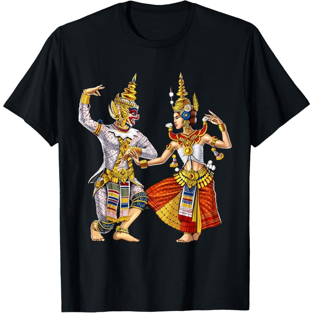 เสื้อยืด Dramasen Traditional Dance Apsara Dracchuj Dancers