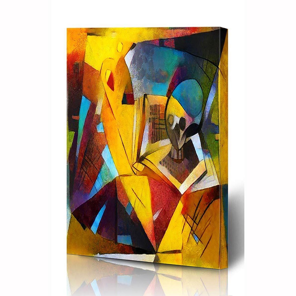 Wall Art พิมพ์ผ้าใบ ผลงานของ Picasso สไตล์ Cubism และ.Impressionism สำหรับตกแต่งห้องโถง