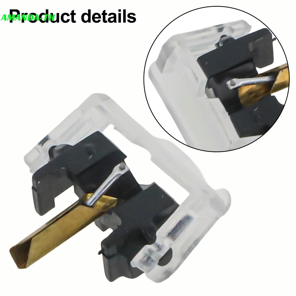 <AMANDA>เครื่องเล่นแผ่นเสียงเข็มเปลี่ยนแผ่นเสียงสไตลัสสําหรับ Shure M44G M44-7 M55E