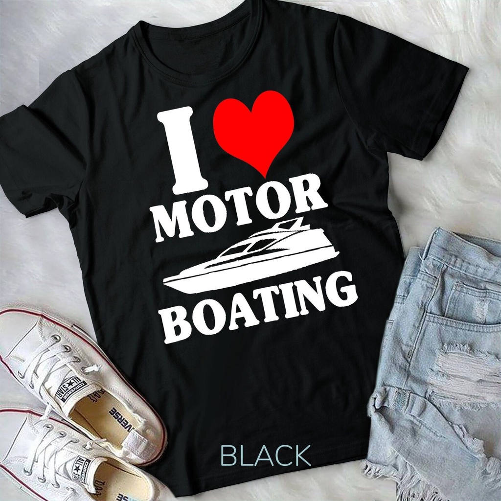 เสื้อยืดตลก I Love Motor Boating