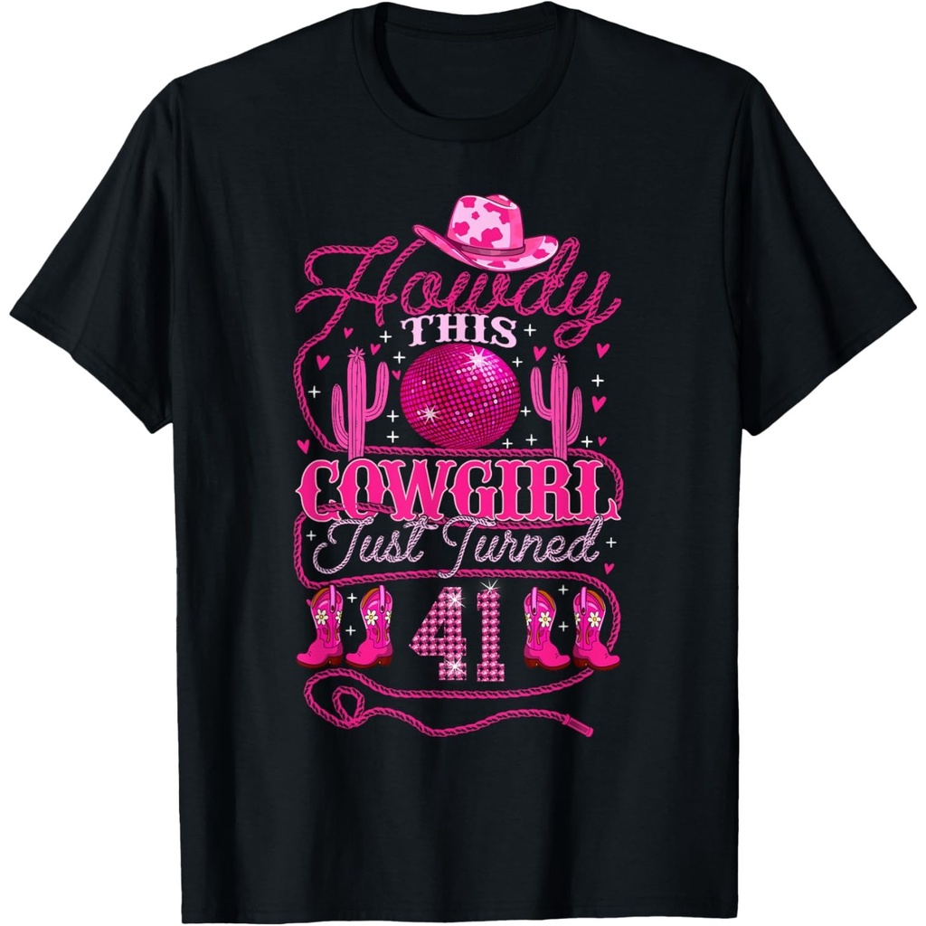 41Yr Birthday Cowwestern 41Years Old 41St Birthday T-Shirt