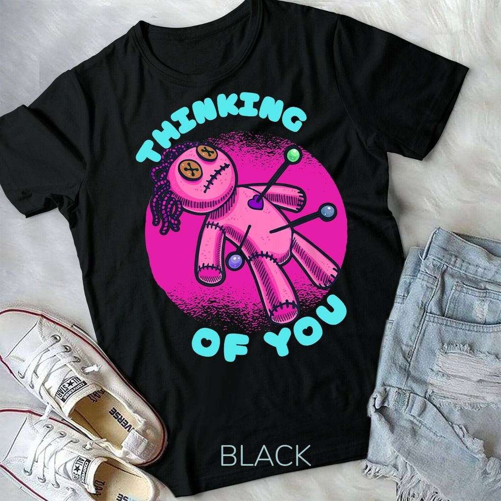Thinking Of You Voodoo Doll Pastel Goth - เสื้อยืดฟอร์ม Unisex
