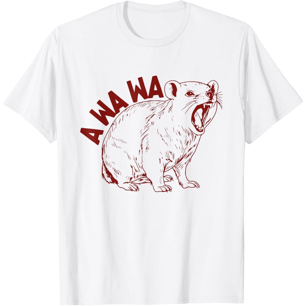 เสื้อยืด Rock Hyrax Lover Awawa Funny Groundhog Dassi