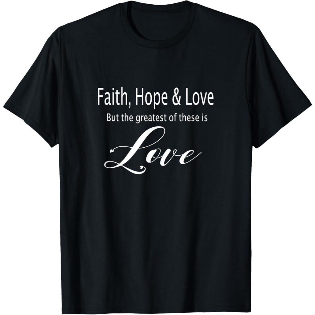 Faith Hope Love Christian T-Shirt For Men T-Shirt