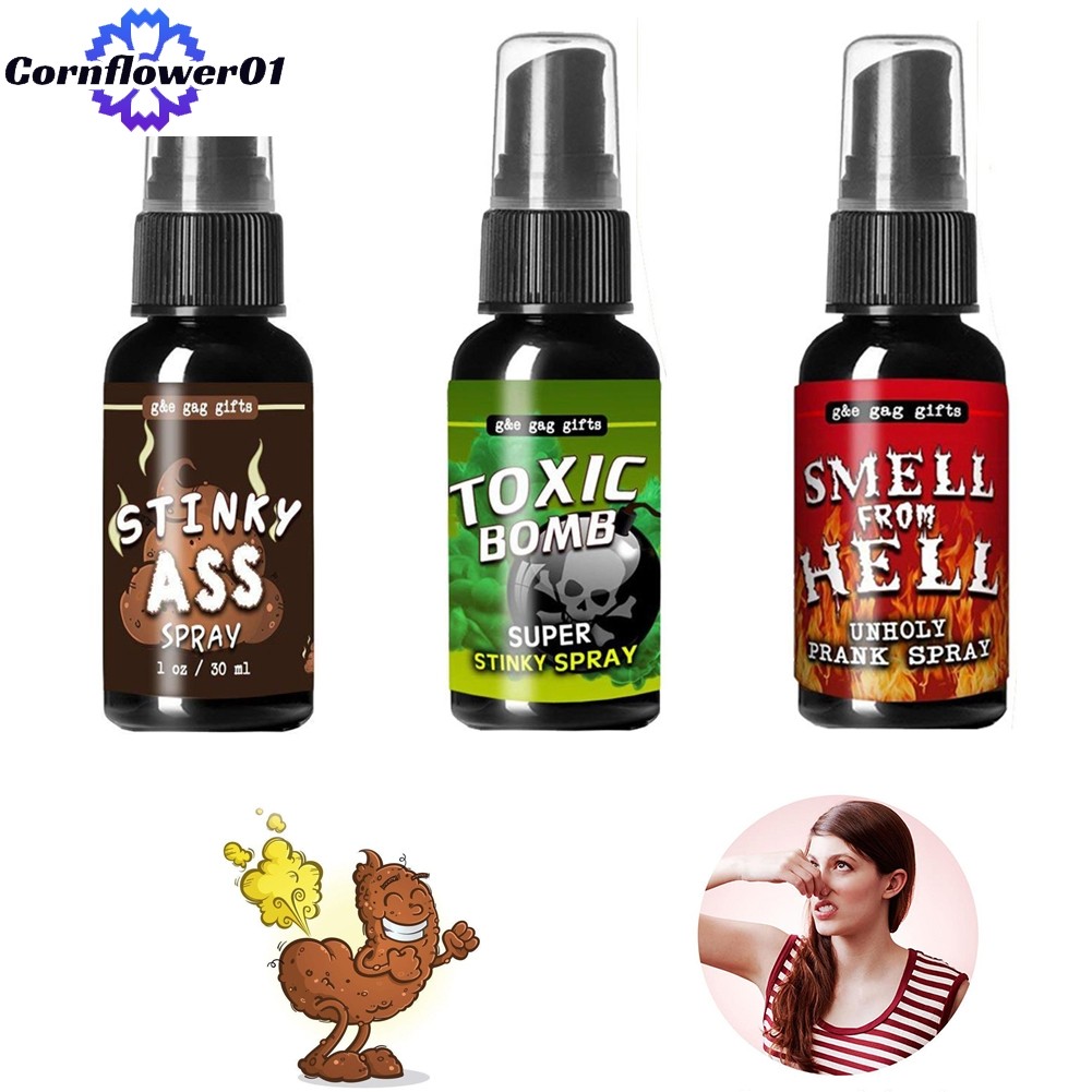 [COFW] 30ML Novelties Liquid ผายลม Gag Prank Joke Spray Can Stink Bomb Smelly Stinky Gas