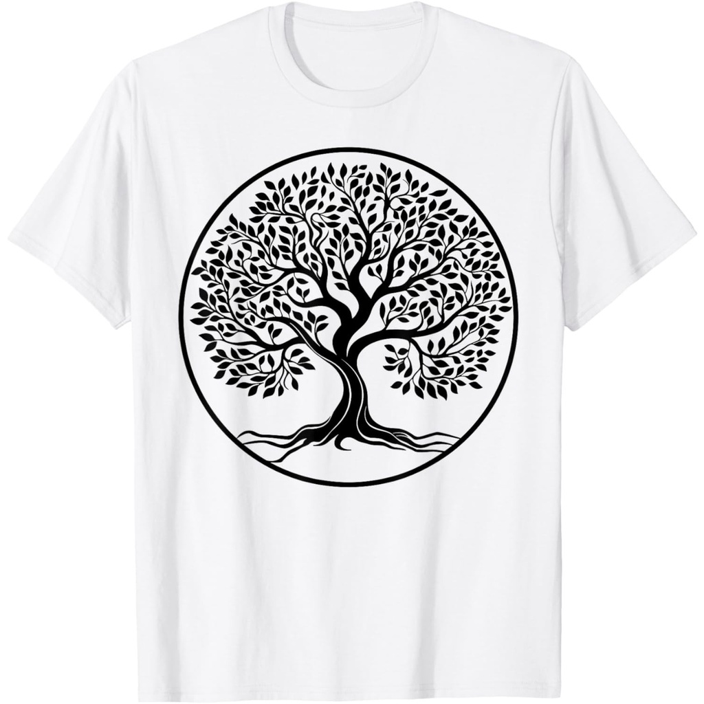 เสื้อยืด Oak Tree Circle Of Life Happiness Nature