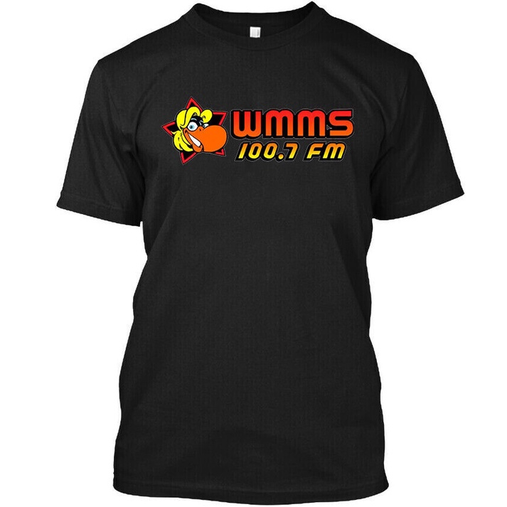 New Wms Radio Station The Buzzard Graphic Retro T-Shirt