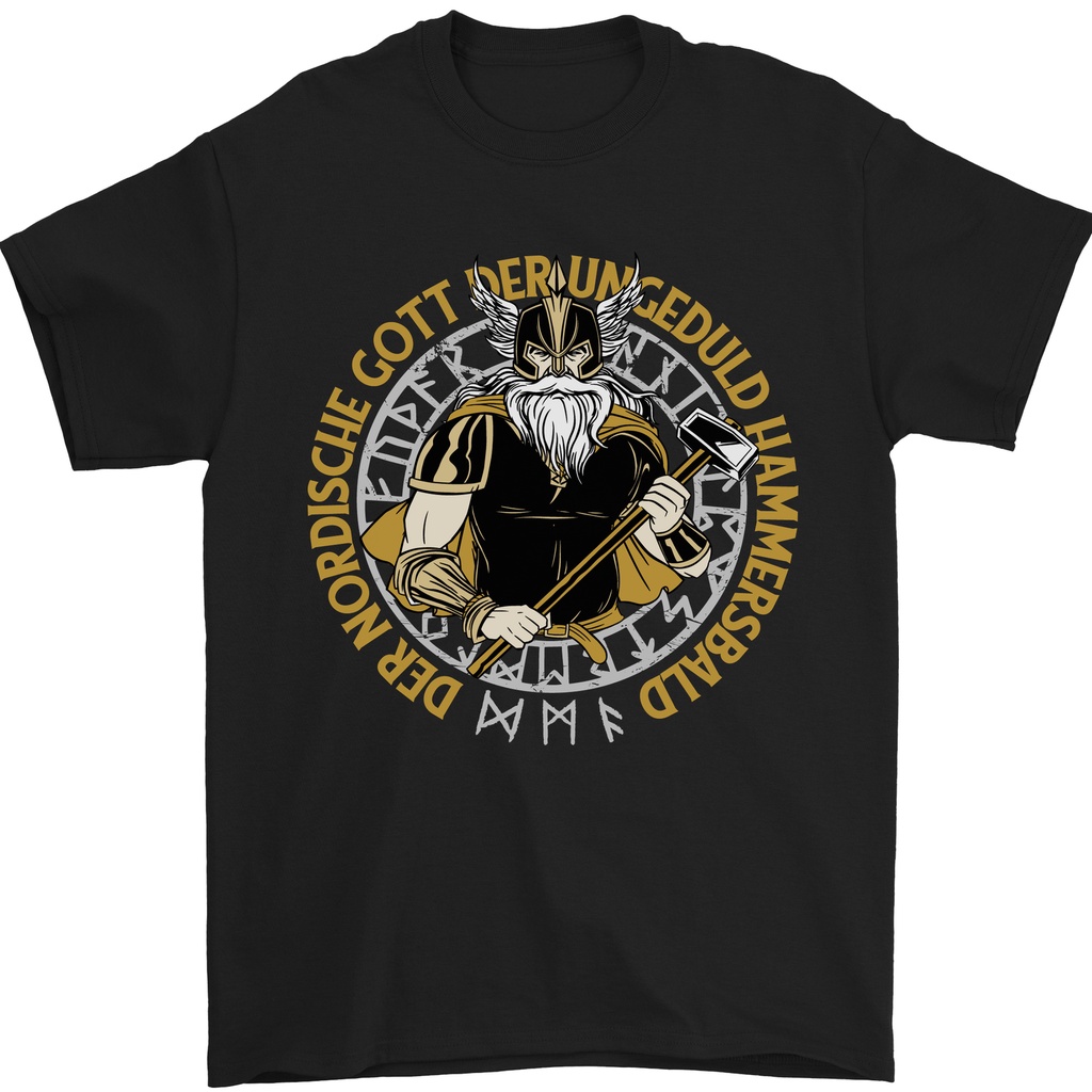 A Viking Man Mens T-Shirt ผ้าฝ้าย 100%