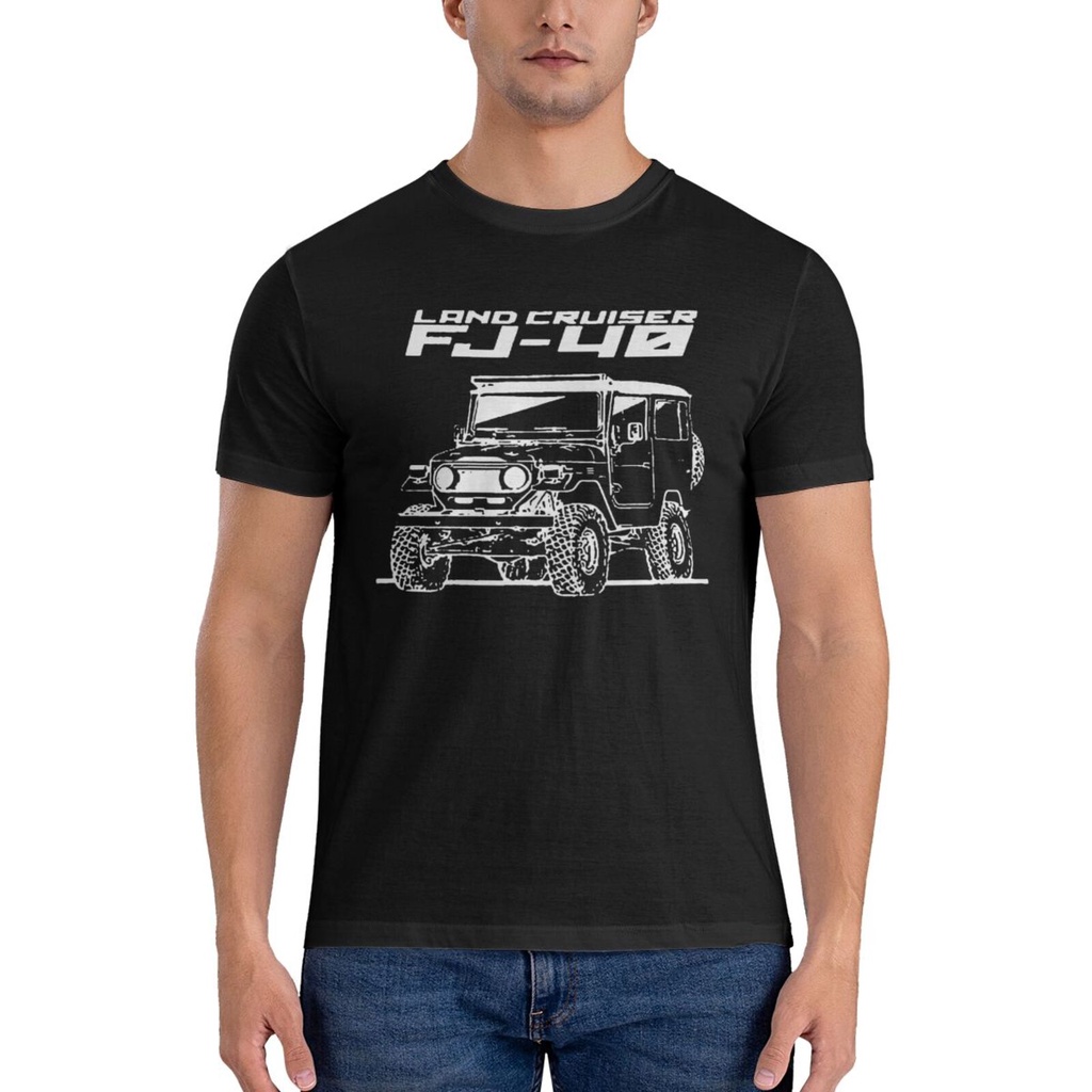 Fj40 Land Cruiser Bj40 เสื้อยืดผ้าฝ้าย 100% ที่ปรับแต่งได้สูงสําหรับผู้ชาย