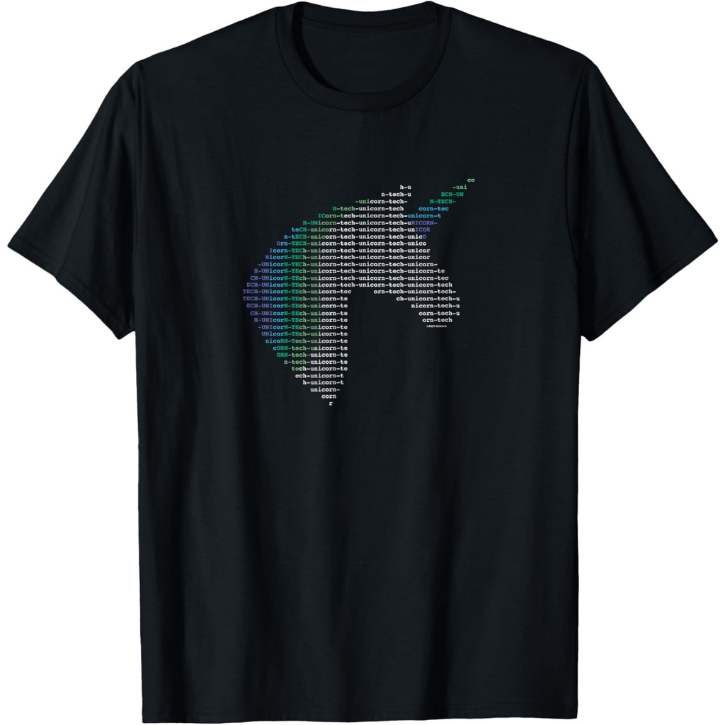 Ascii Unicorn: เสื้อยืด Redux Relaxed Fit