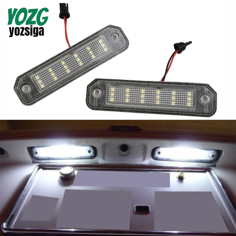 YozglightLED สีขาวป้ายทะเบียนสําหรับ Honda Civic EJ EK EM EK9 EK4 Del Sol 92-00