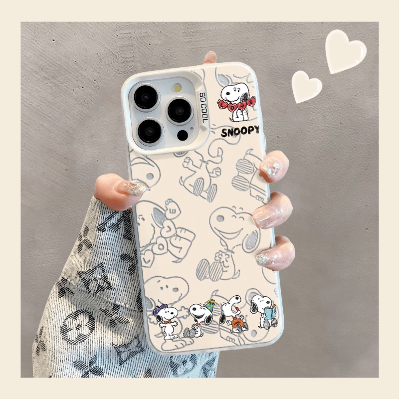 เคส Snoopy สำหรับ Vivo Y17 Y12 Y12S Y30 Y7S Y50 Y100 S10 S10E V23E V23 V25 V27 V29 X60 X70 X80 X90 X