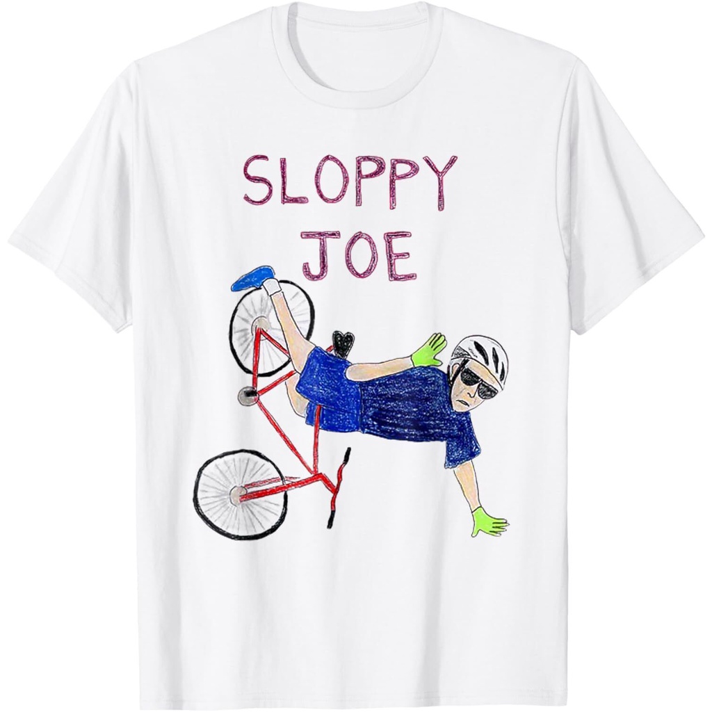 Sloppy Joe Tee Running The Country Is Like Riding A Bike T-Shirt