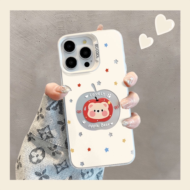 เคส Star Bear สำหรับ Vivo Y17 Y12 Y12S Y30 Y7S Y50 Y100 S10 S10E V23E V23 V25 V27 V29 X60 X70 X80 X9