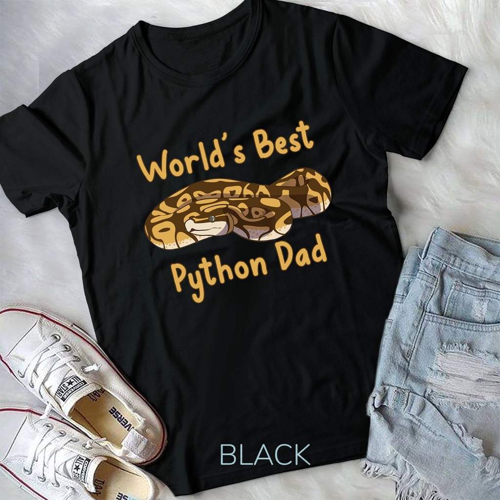 เสื้อยืด WorldS Best Python Dad Snake Owner