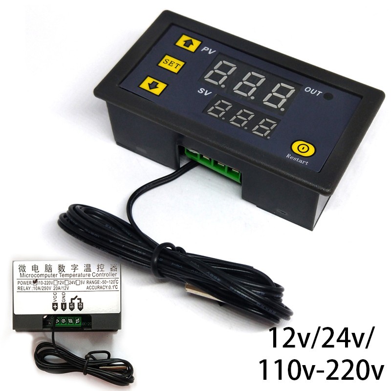 [SMARTCHOICE] Digital Temperature Controller Thermostat Meter Temp Sensor Switch Regulator❀