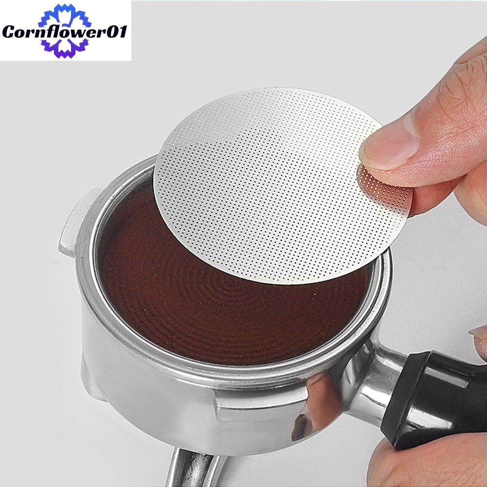 [COFW] 51 53 58mm Espresso Puck Screen Coffee Portafilter Basket Filters StainlessSteel