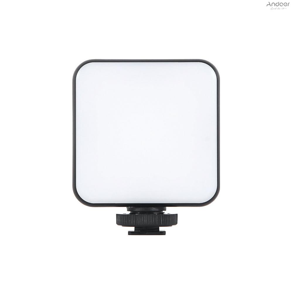 ANDOER T64RGB กระเป๋าไฟ Led Mini Video โคมไฟ RGB การถ่ายภาพ 2500K-9000K±200K อุณหภูมิสี CRI95 พร้อม 