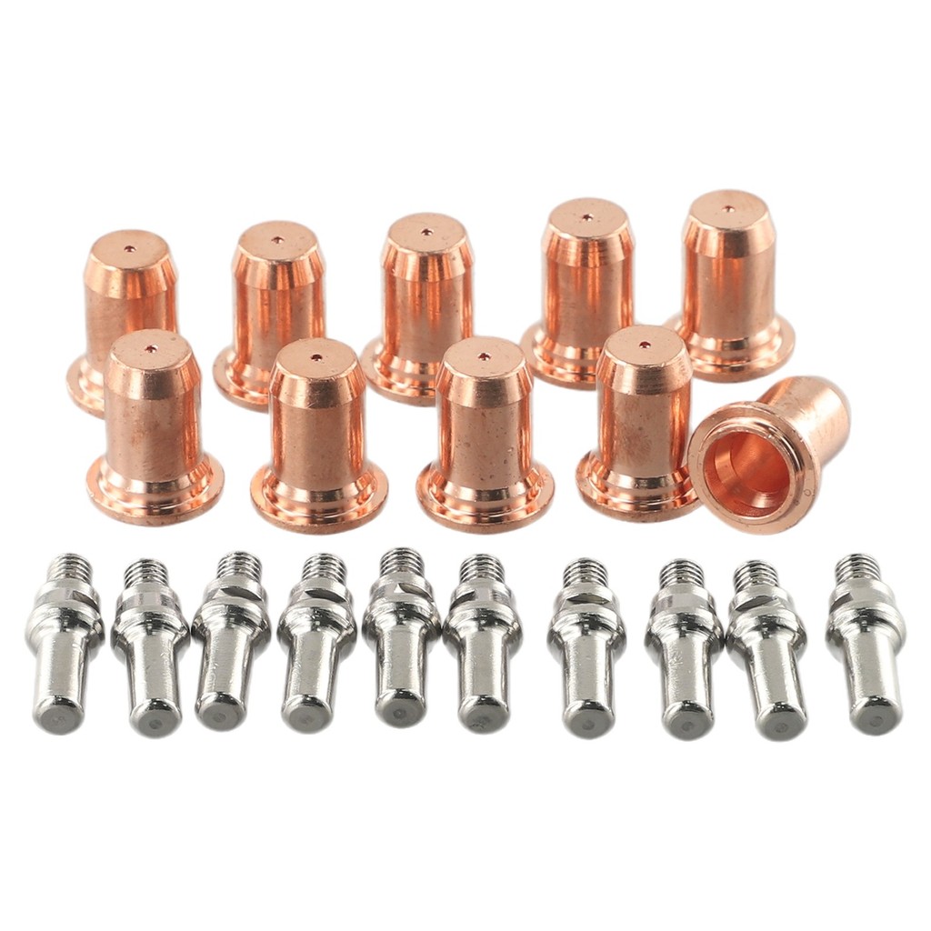 [FDH]20 ชิ้นไฟฉายตัดพลาสม่าสําหรับ IPT-60 PT60 PT-60 เคล็ดลับอิเล็กโทรด 1.0 มม. 52582 513P.10