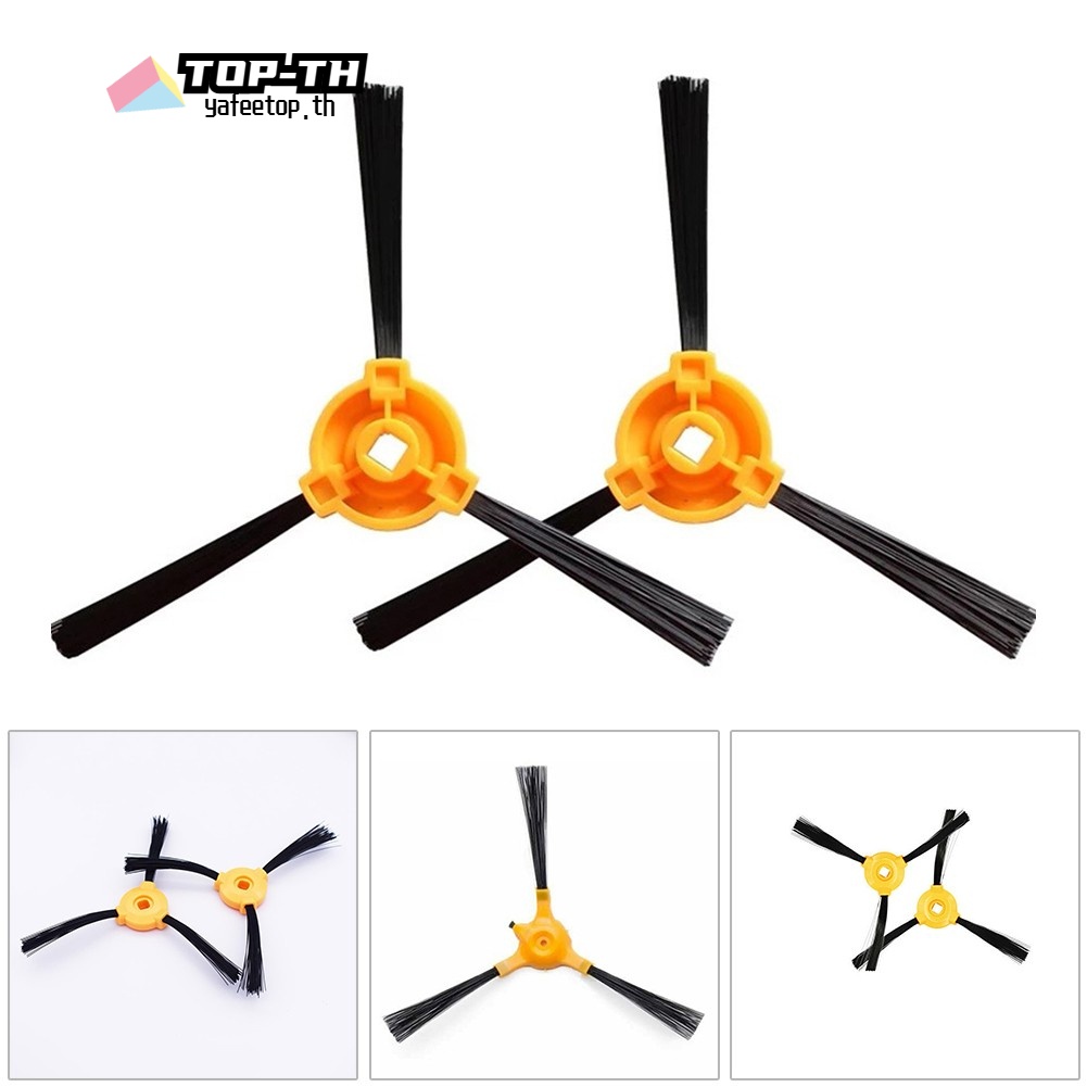 ⭐ยาฟีทอป⭐2 ชิ้นแปรงด้านข้างสําหรับ Eufy RoboVac 11+ (11 Plus) Eufy 11C หุ่นยนต์ไม้กวาดสูญญากาศ