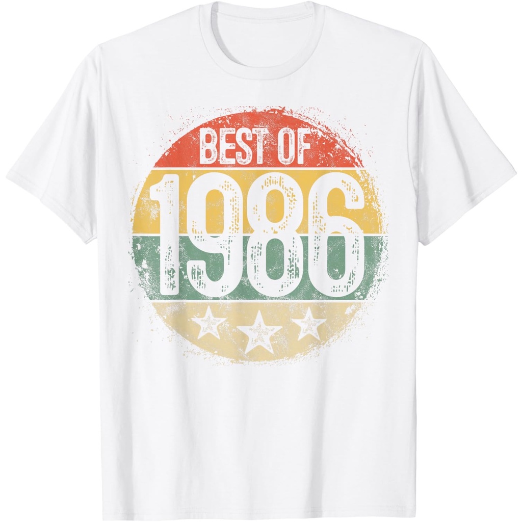 Best Of 1986 39Th Birthday For Men 39 ปีเสื้อยืด