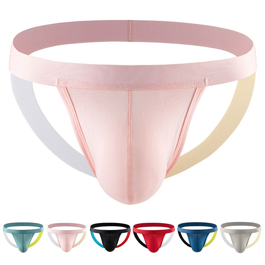 [LSAR] เซ็กซี่ผู้ชายเปิดกลับชุดชั้นใน Jockstrap กางเกง Thongs G String กางเกงกางเกง