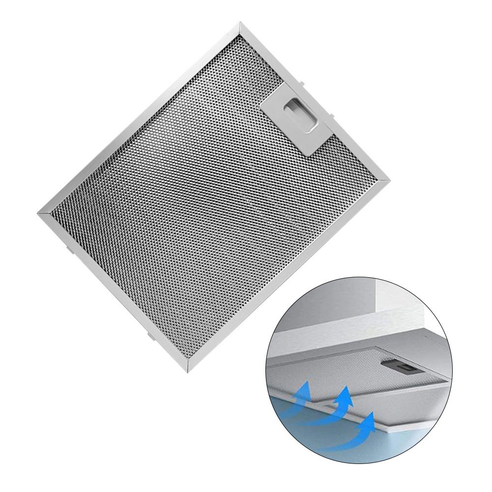 [SMARTCHOICE] แผ่นกรองเครื่องดูดควันโลหะตาข่าย Extractor Vent Filter 230 x 260 mm❀