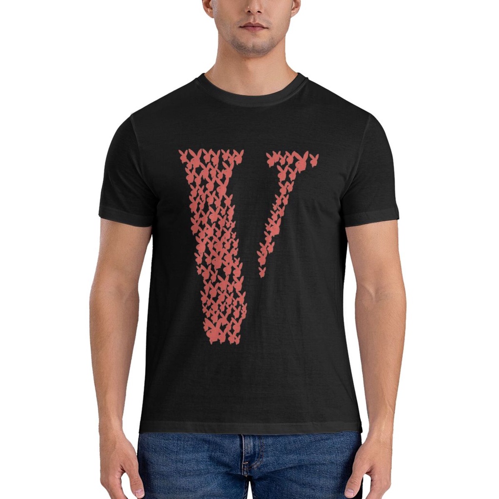 Vlone X Playboi Carti สีแดง - เรือทันที Gym คุณภาพสูง 100% Cotton T เสื้อสําหรับชายสไตล์ที่กําหนดเอง