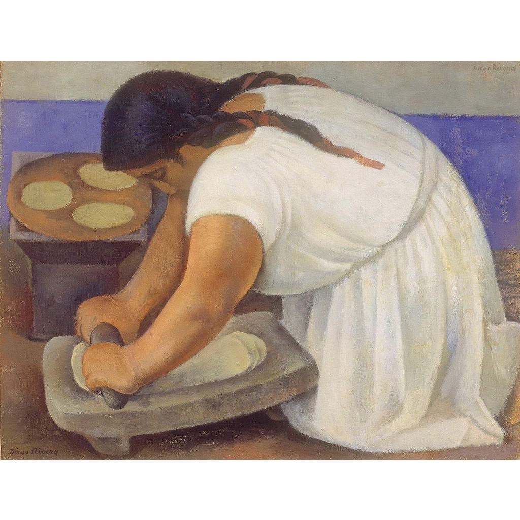 Berkin Arts Diego Rivera Giclee ผ้าใบพิมพ์ภาพวาดโปสเตอร์ Reproduction The เครื่องบด